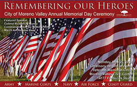 Graphic of Memorial Day Ceremony 