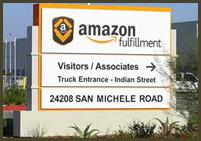 Photo of Amazon sign