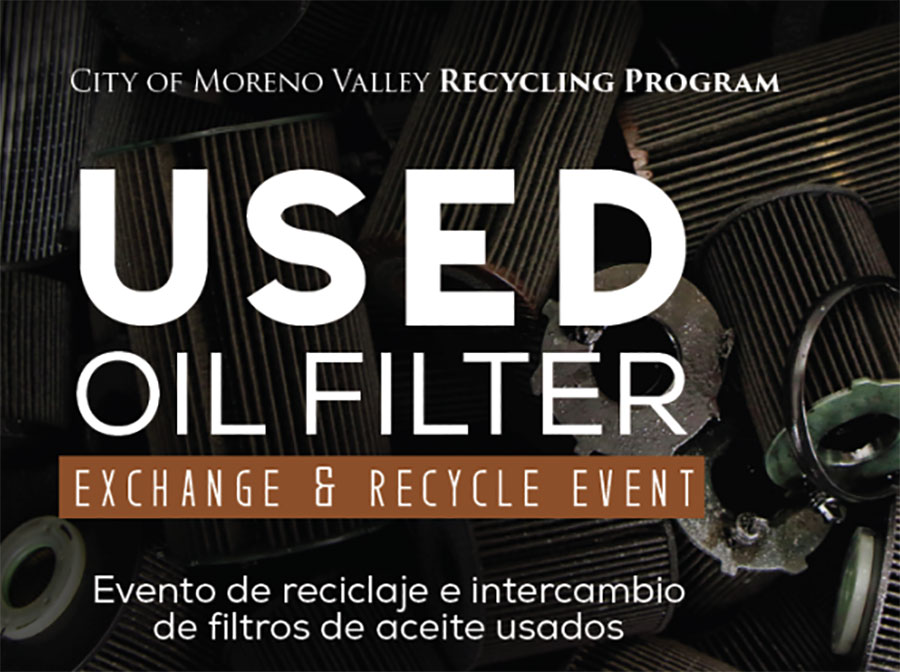 used Oil filter Event